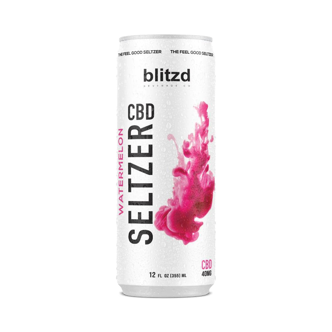 BEST CBD SELTZER WATER - Watermelon (24 Pack)