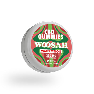 WOOSAH CBD Gummies: Watermelon (250 MG)