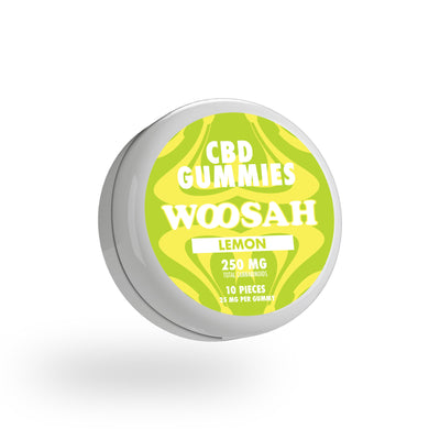 WOOSAH CBD Gummies: Lemon (250 MG)